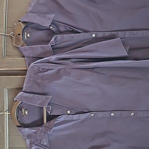 2 Ann Taylor cotton/poly button down 3/4 sleeve blouses nice quality good shape